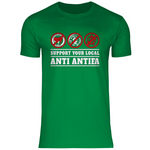 Skinhead T-Shirt 'Support your local Anti Antifa' Herren - PatriotenPrint