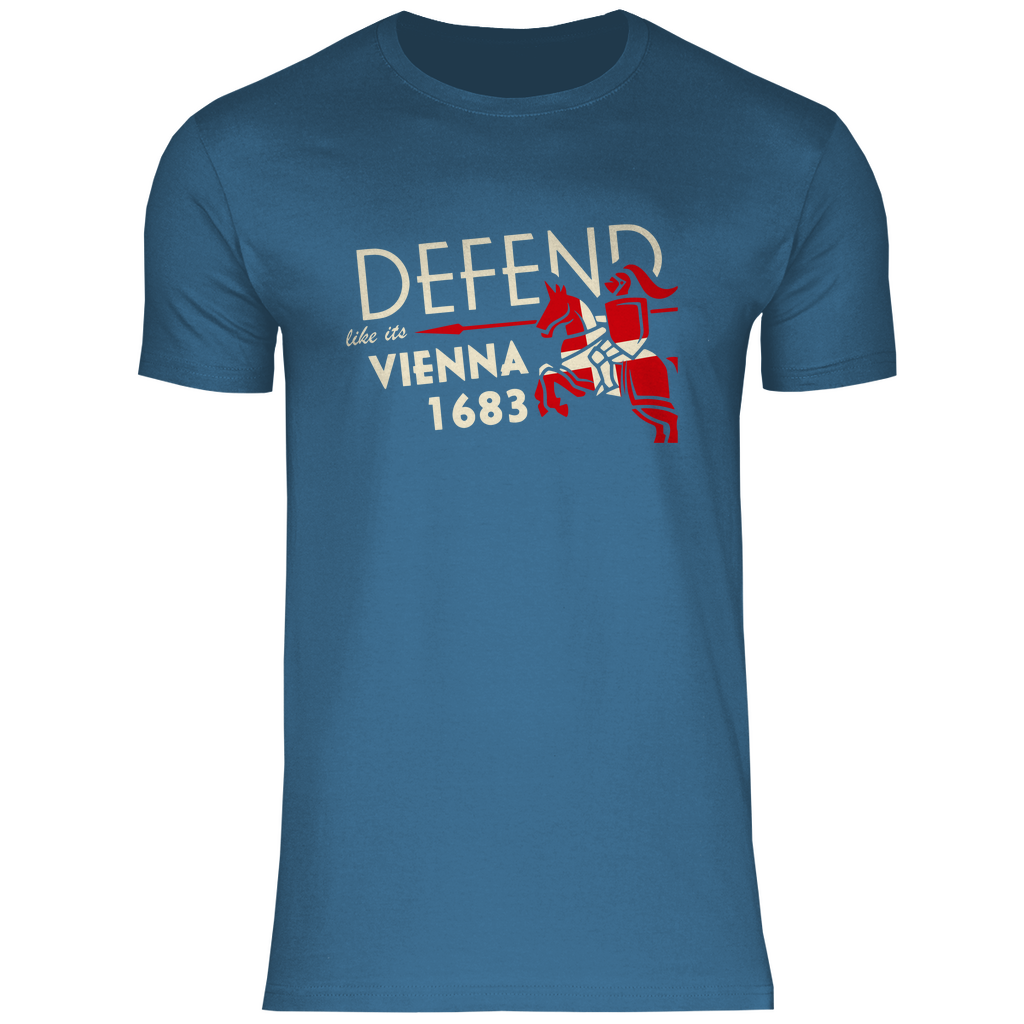 Defend Europe T-Shirt 'Defend like it's Vienna 1683' Herren - PatriotenPrint