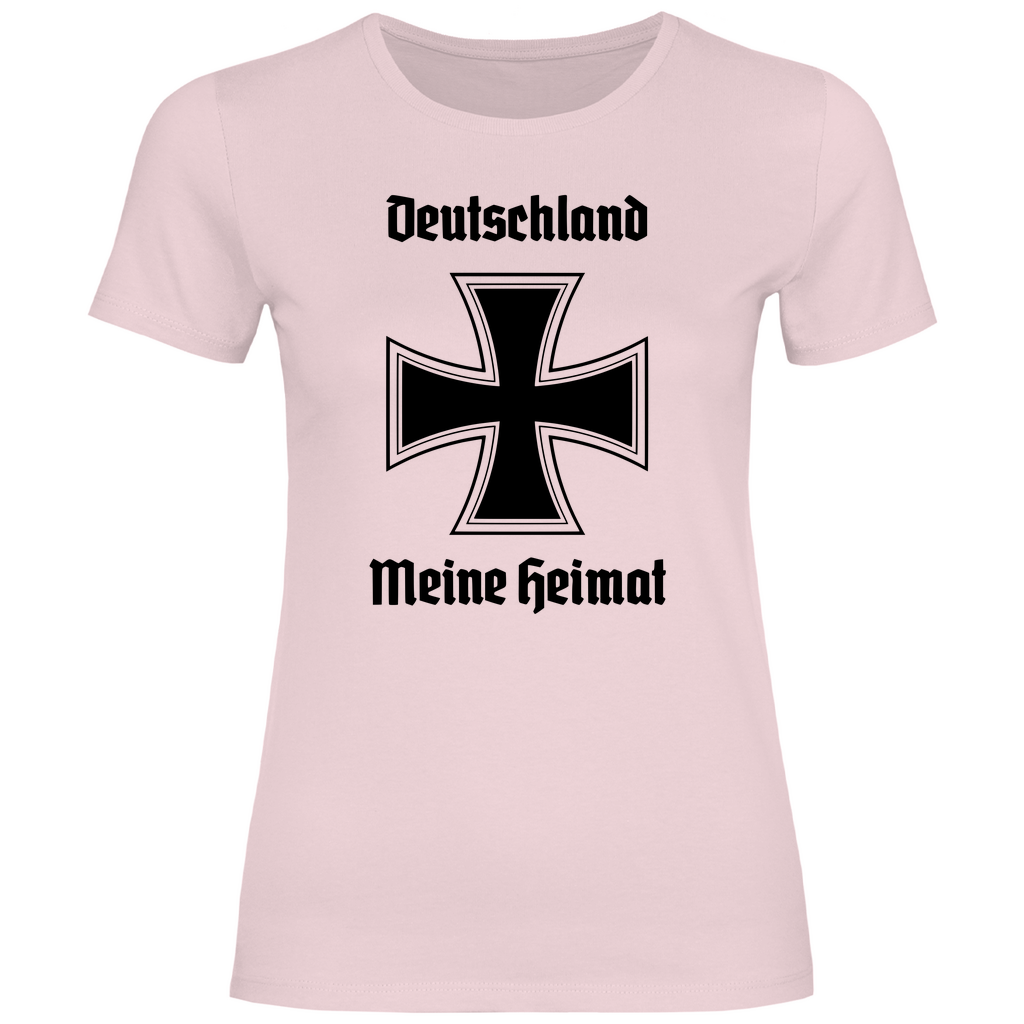 Deutschland T-Shirt 'Deutschland Meine Heimat' Damen - PatriotenPrint