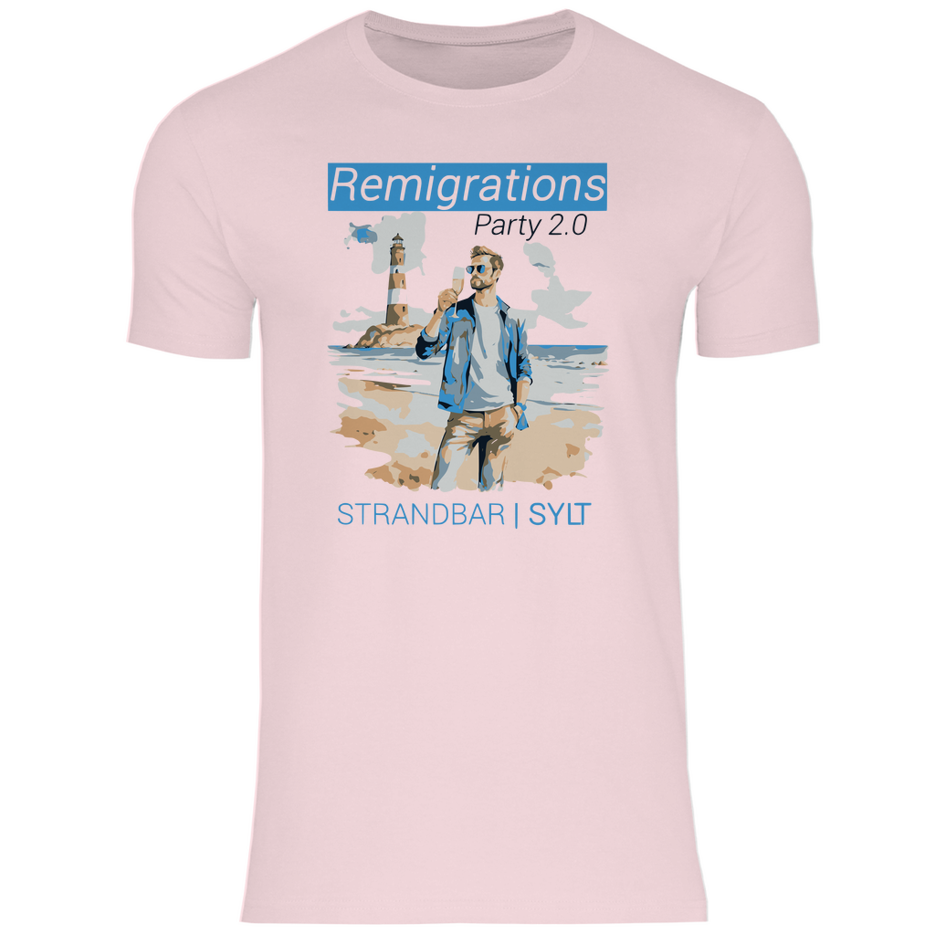 Sylt T-Shirt 'Remigration Party 2.0' Herren - PatriotenPrint