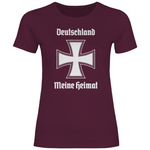 Deutschland T-Shirt 'Deutschland Meine Heimat' Damen - PatriotenPrint