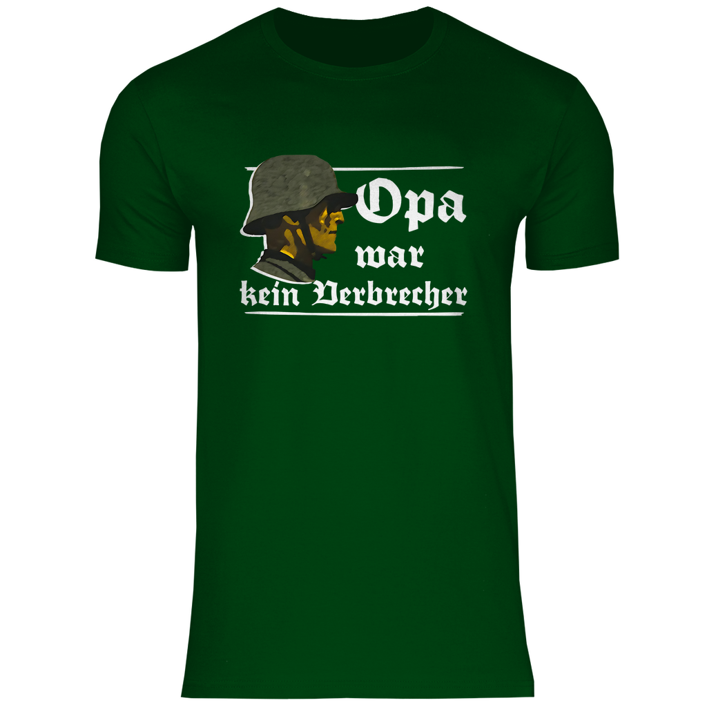 Patriot T-Shirt 'Opa war kein Verbrecher' Herren - PatriotenPrint