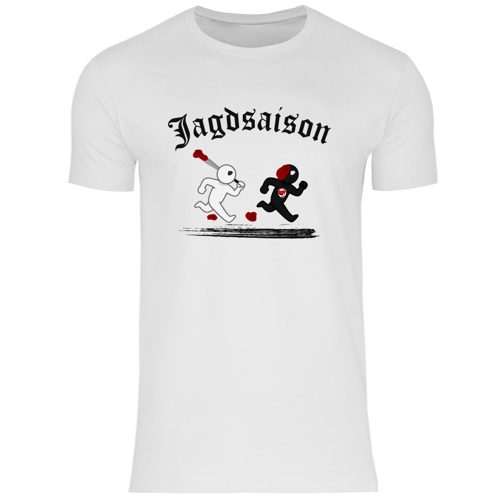 Skinhead T-Shirt 'Jagdsaison' Herren - PatriotenPrint