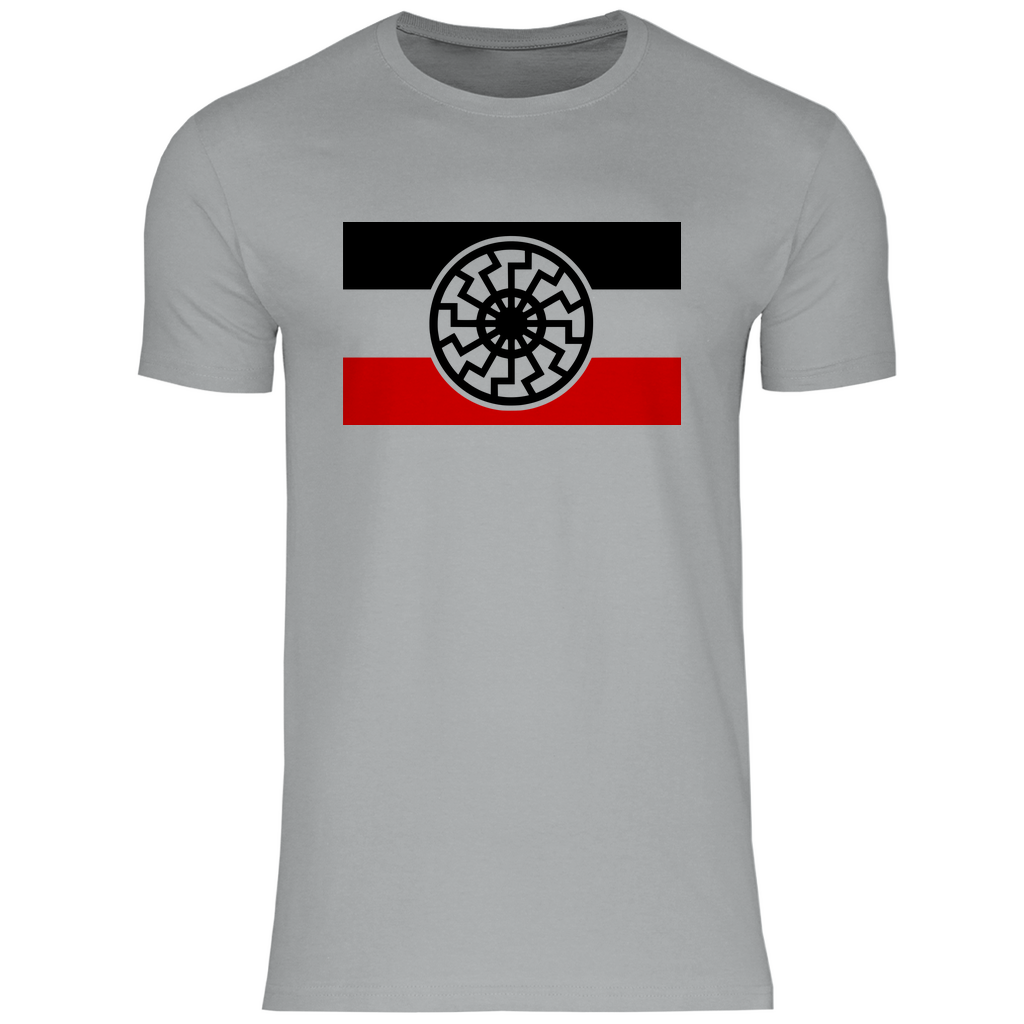 Reichsflagge T-Shirt 'Schwarze Sonne' Herren - PatriotenPrint