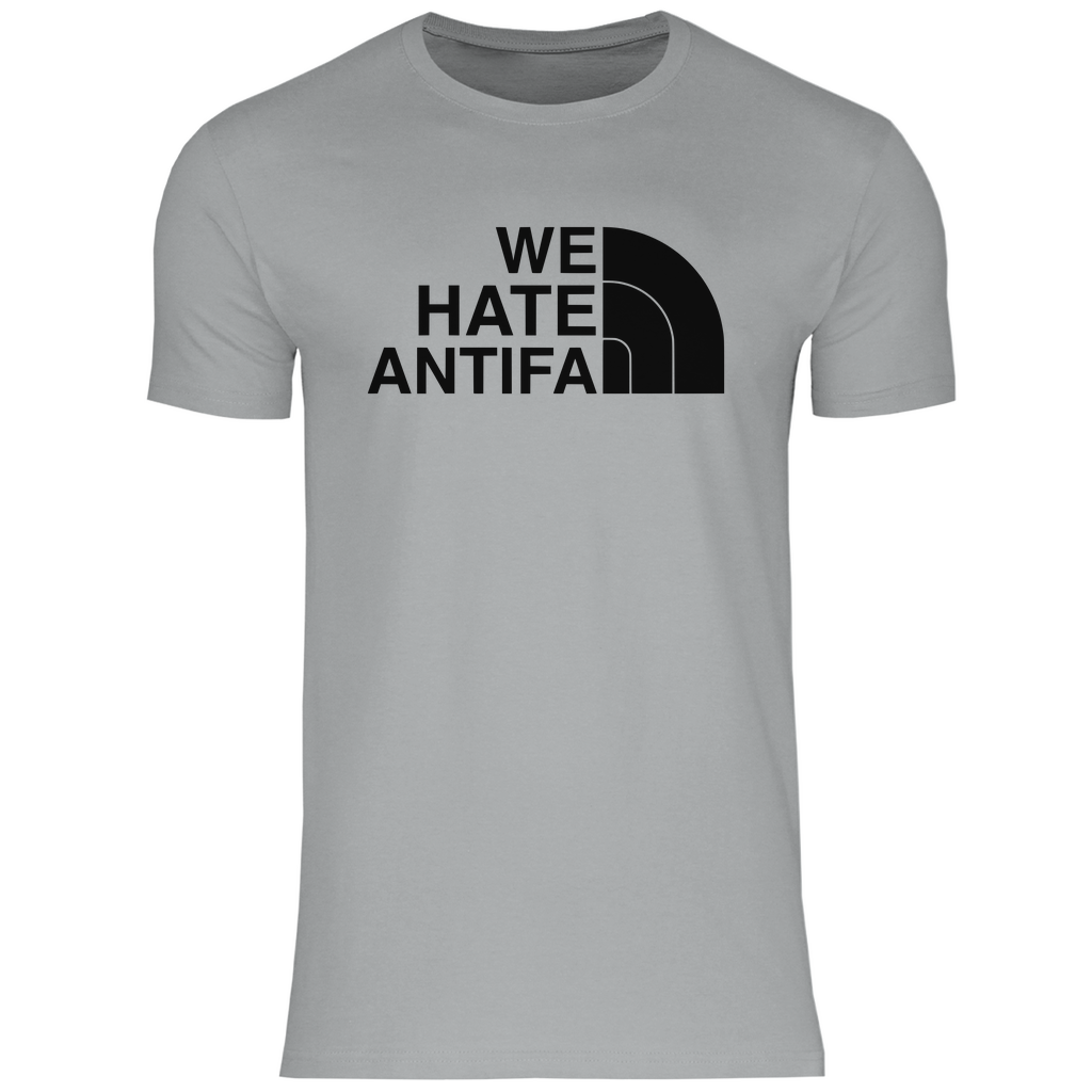 Anti Antifa T-Shirt 'We Hate Antifa' Herren