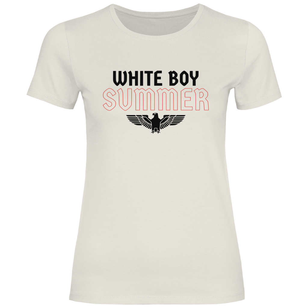 Skinhead T-Shirt 'White Boy Summer' Damen - PatriotenPrint