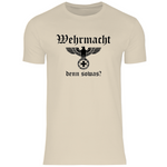 Reichsadler T-Shirt 'Wehr macht denn sowas' Herren