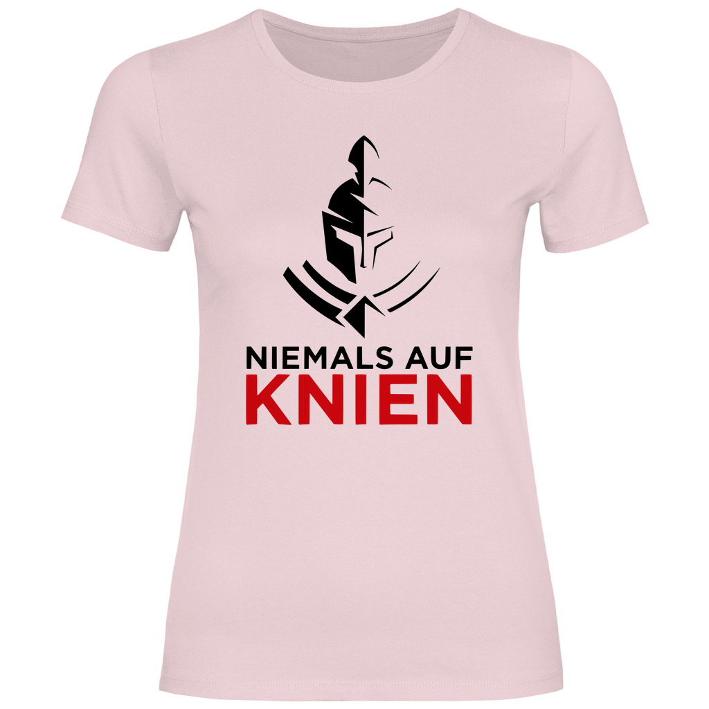 Defend Europe T-Shirt 'Niemals auf Knien' Damen - PatriotenPrint