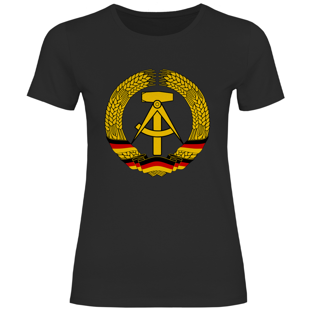 DDR T-Shirt 'DDR Wappen' Damen - PatriotenPrint