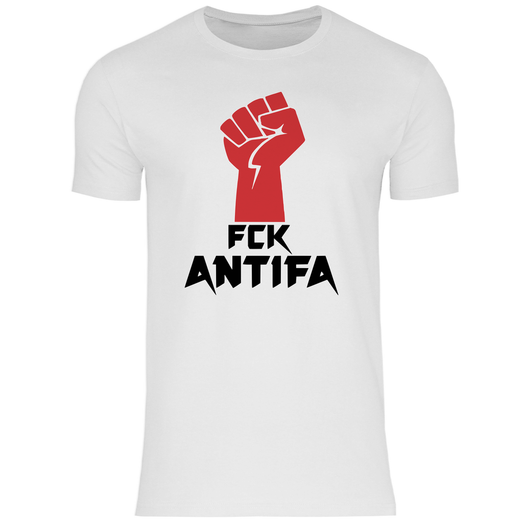 Skinhead T-Shirt 'FCK Antifa' Herren - PatriotenPrint