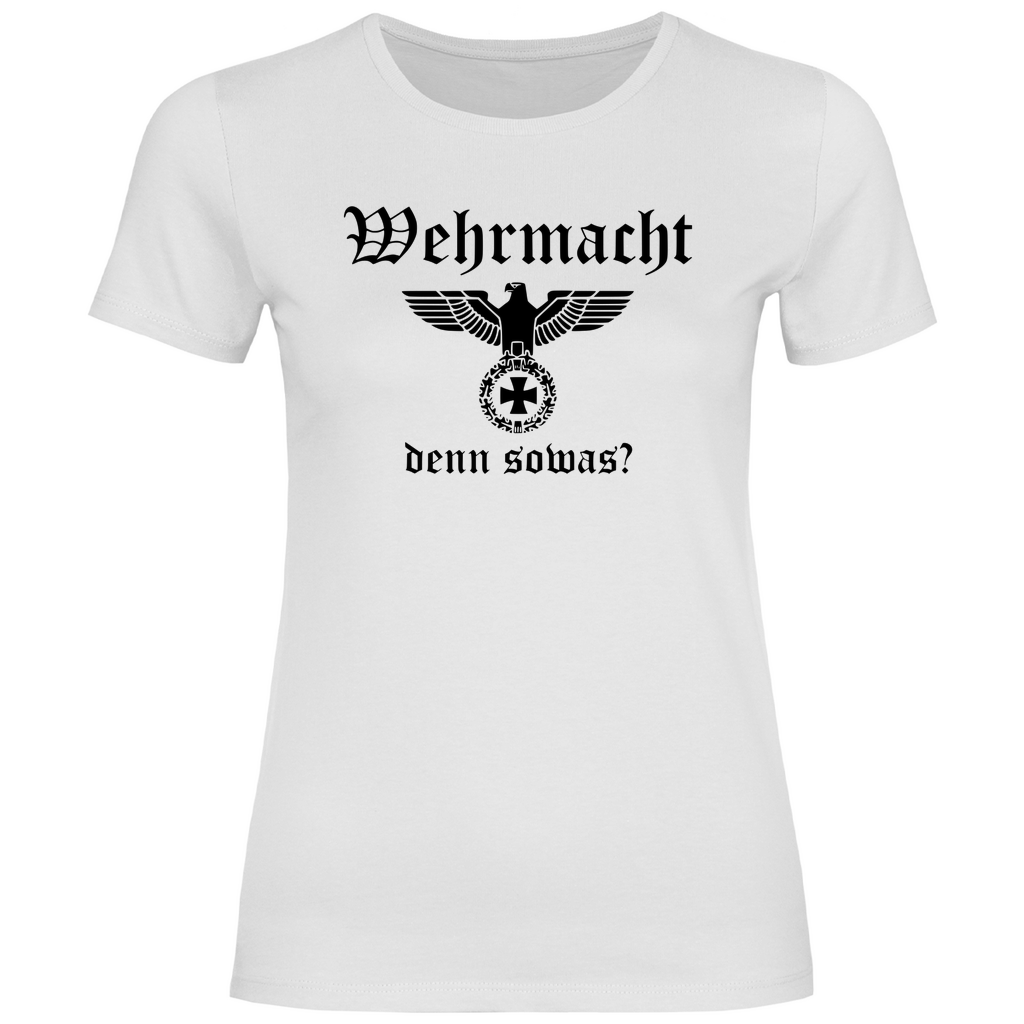 Reichsadler T-Shirt 'Wehr macht wieder mit' Damen