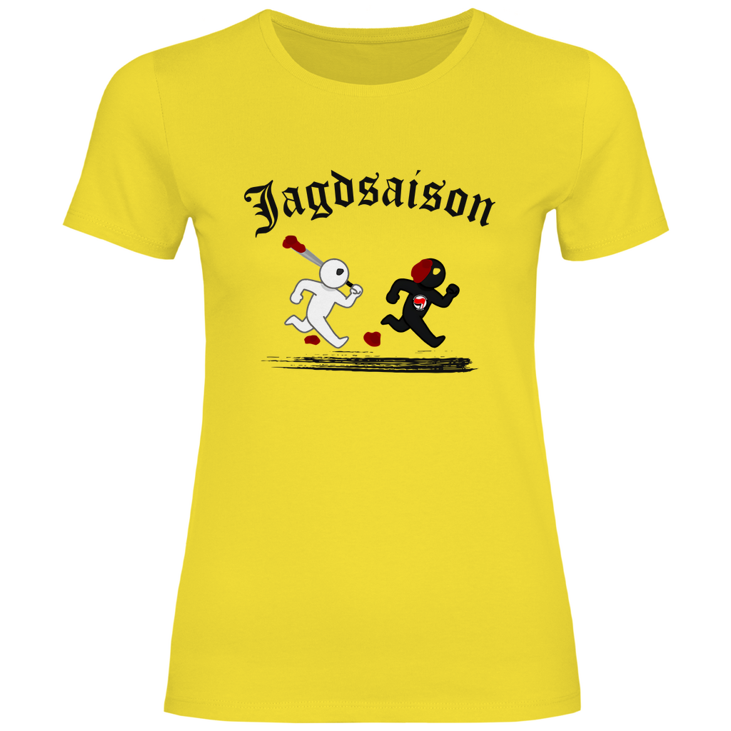 Skinhead T-Shirt 'Jagdsaison' Damen - PatriotenPrint