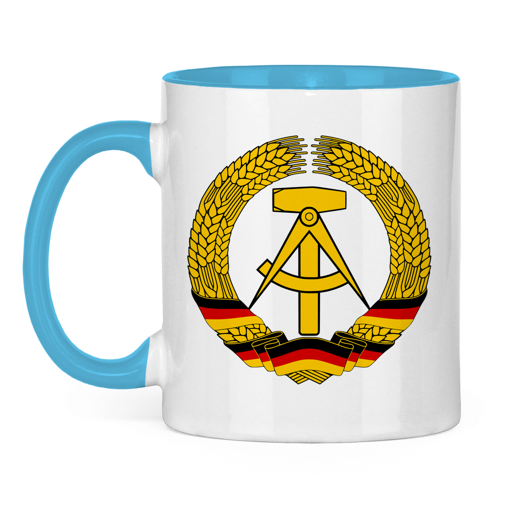 Ostdeutschland Tasse 'DDR' zweifarbig - PatriotenPrint