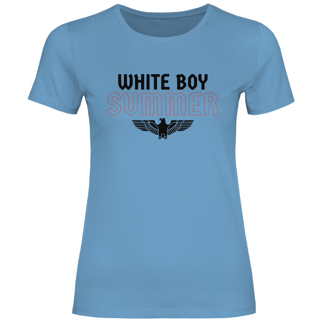 Skinhead T-Shirt 'White Boy Summer' Damen - PatriotenPrint