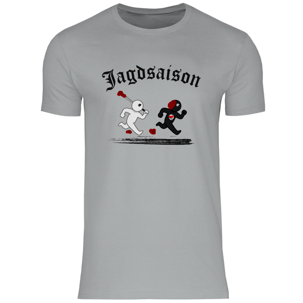 Skinhead T-Shirt 'Jagdsaison' Herren - PatriotenPrint