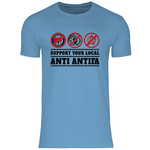 Skinhead T-Shirt 'Support your local Anti Antifa' Herren - PatriotenPrint