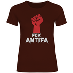 Skinhead T-Shirt 'FCK Antifa' Damen - PatriotenPrint