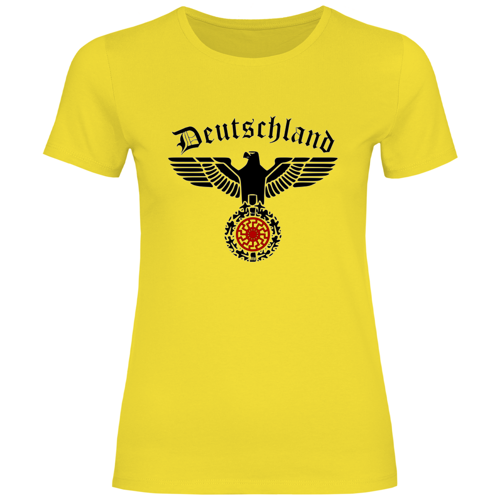 Reichsadler T-Shirt 'Schwarze Sonne' Damen - PatriotenPrint