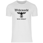 Reichsadler T-Shirt 'Wehr macht denn sowas' Herren