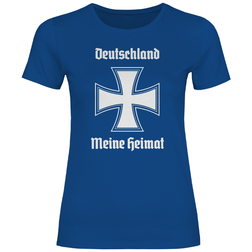 Deutschland T-Shirt 'Deutschland Meine Heimat' Damen - PatriotenPrint