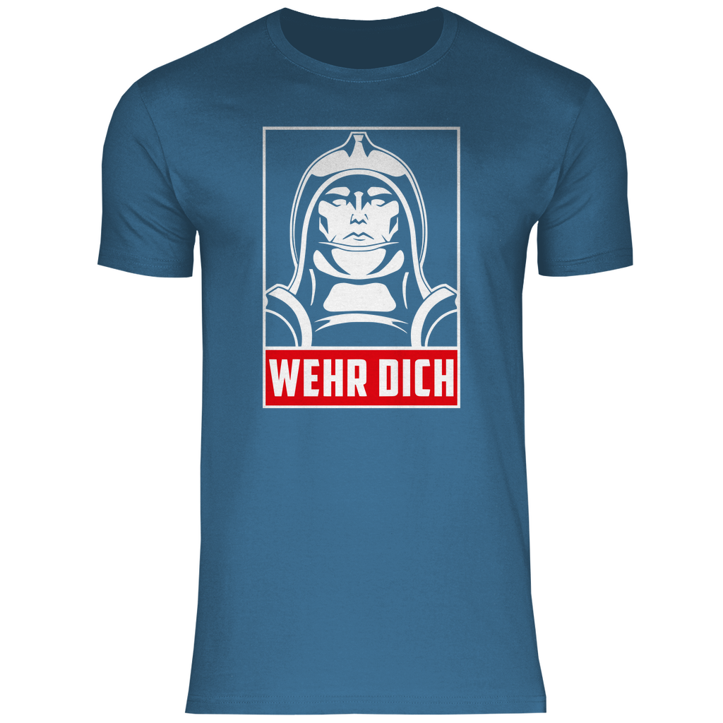 Defend Europe T-Shirt 'Wehr Dich' Herren - PatriotenPrint