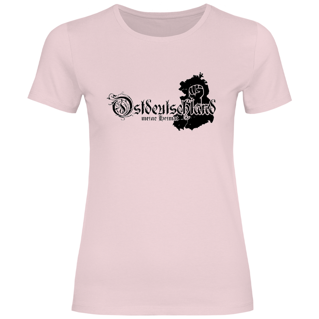 Ostdeutschland T-Shirt 'Meine Heimat' Damen - PatriotenPrint