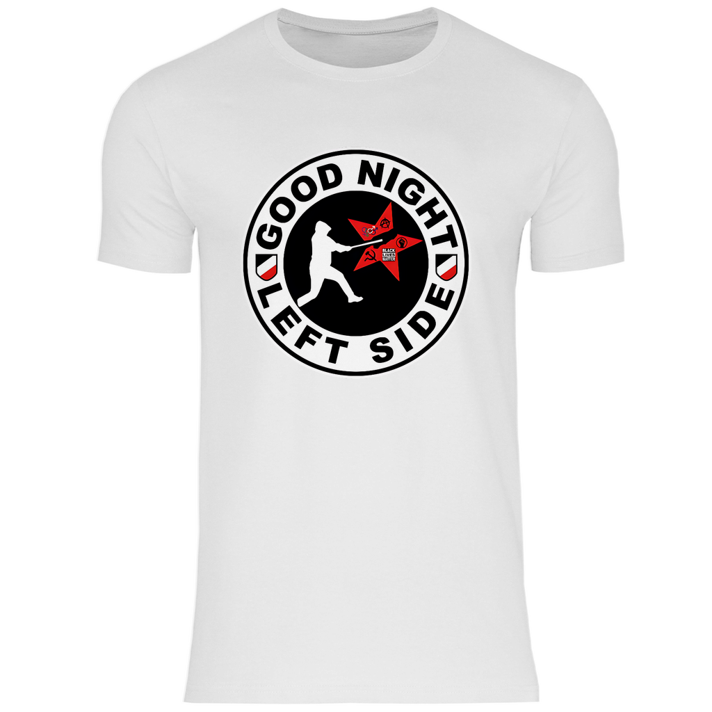 Skinhead T-Shirt 'Good Night Left Side' Herren - PatriotenPrint