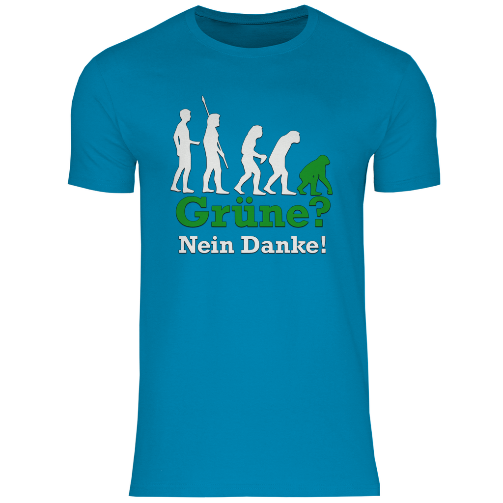 FCK Grüne T-Shirt 'Grüne Nein Danke' Herren - PatriotenPrint