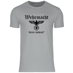 Reichsadler T-Shirt 'Wehr macht denn sowas' Herren