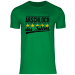 Lustiges T-Shirt 'A*schloch des Jahres' Herren - PatriotenPrint