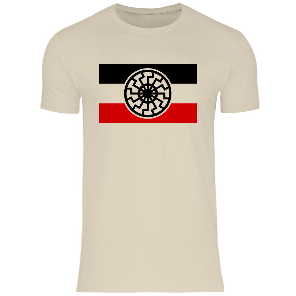 Reichsflagge T-Shirt 'Schwarze Sonne' Herren - PatriotenPrint