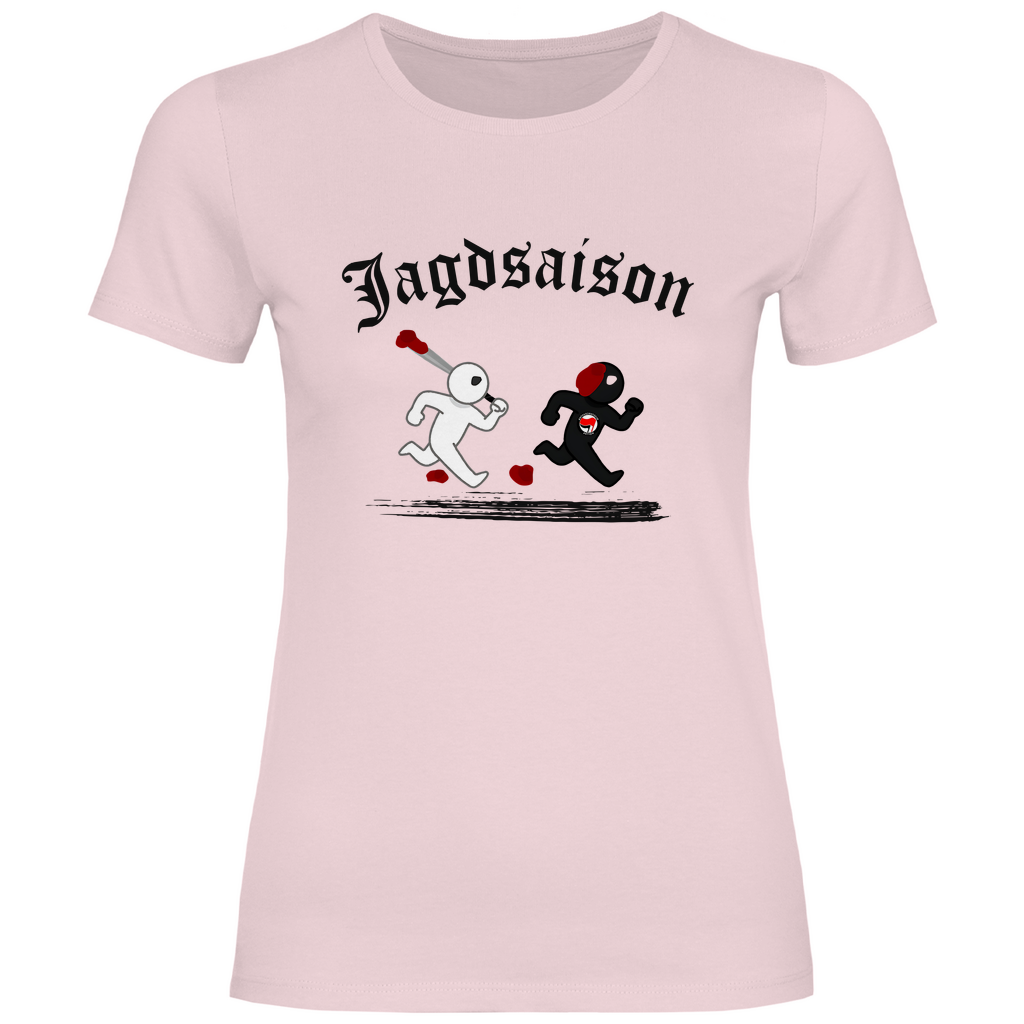 Skinhead T-Shirt 'Jagdsaison' Damen - PatriotenPrint