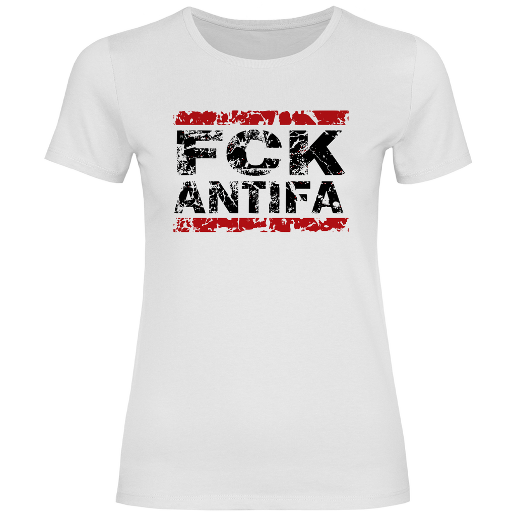 FCK Antifa T-Shirt Damen - PatriotenPrint