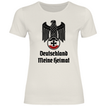 Reichsadler T-Shirt 'Deutschland Meine Heimat' Damen - PatriotenPrint