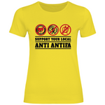 Skinhead T-Shirt 'Support your local Anti Antifa' Damen - PatriotenPrint