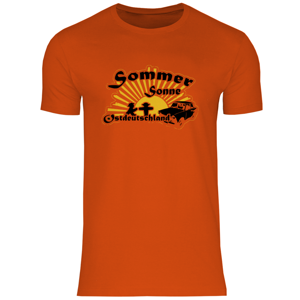 Ostdeutschland T-Shirt 'Sommer Sonne Ostdeutschland' Herren - PatriotenPrint