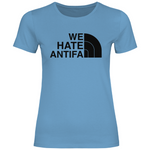 Anti Antifa T-Shirt 'We Hate Antifa' Damen - PatriotenPrint