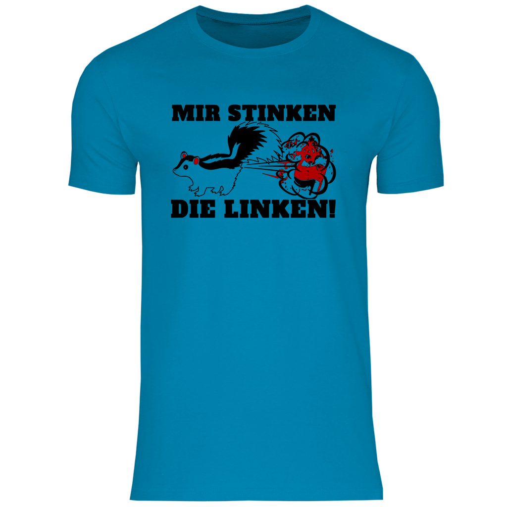 Remigration T-Shirt 'Mir stinken die Linken' Herren