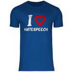 Lustiges T-Shirt 'I love Hatespeech' Herren