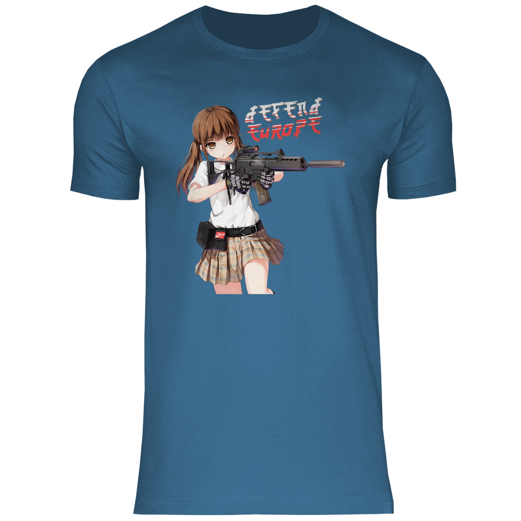 Defend Europe T-Shirt 'G36 Schoolgirl' Herren - PatriotenPrint