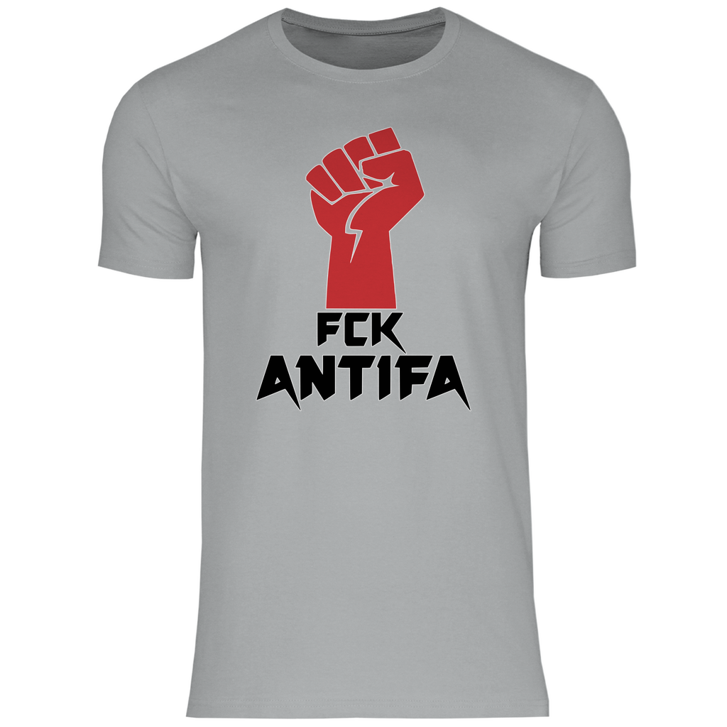 Skinhead T-Shirt 'FCK Antifa' Herren - PatriotenPrint