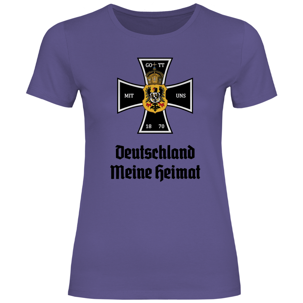 Deutsches Reich T-Shirt 'Gott mit uns' Damen - PatriotenPrint