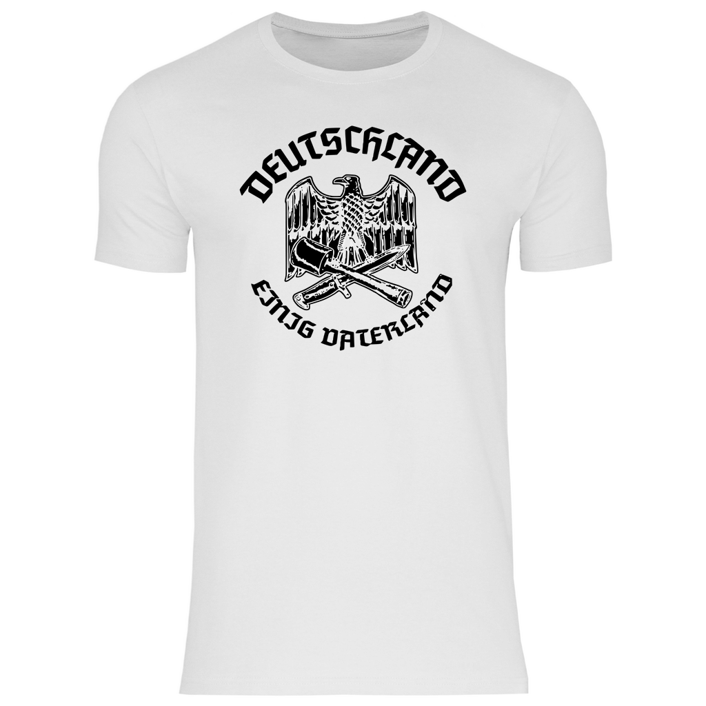 Reichsadler T-Shirt 'Deutschland Einig Vaterland' Herren - PatriotenPrint