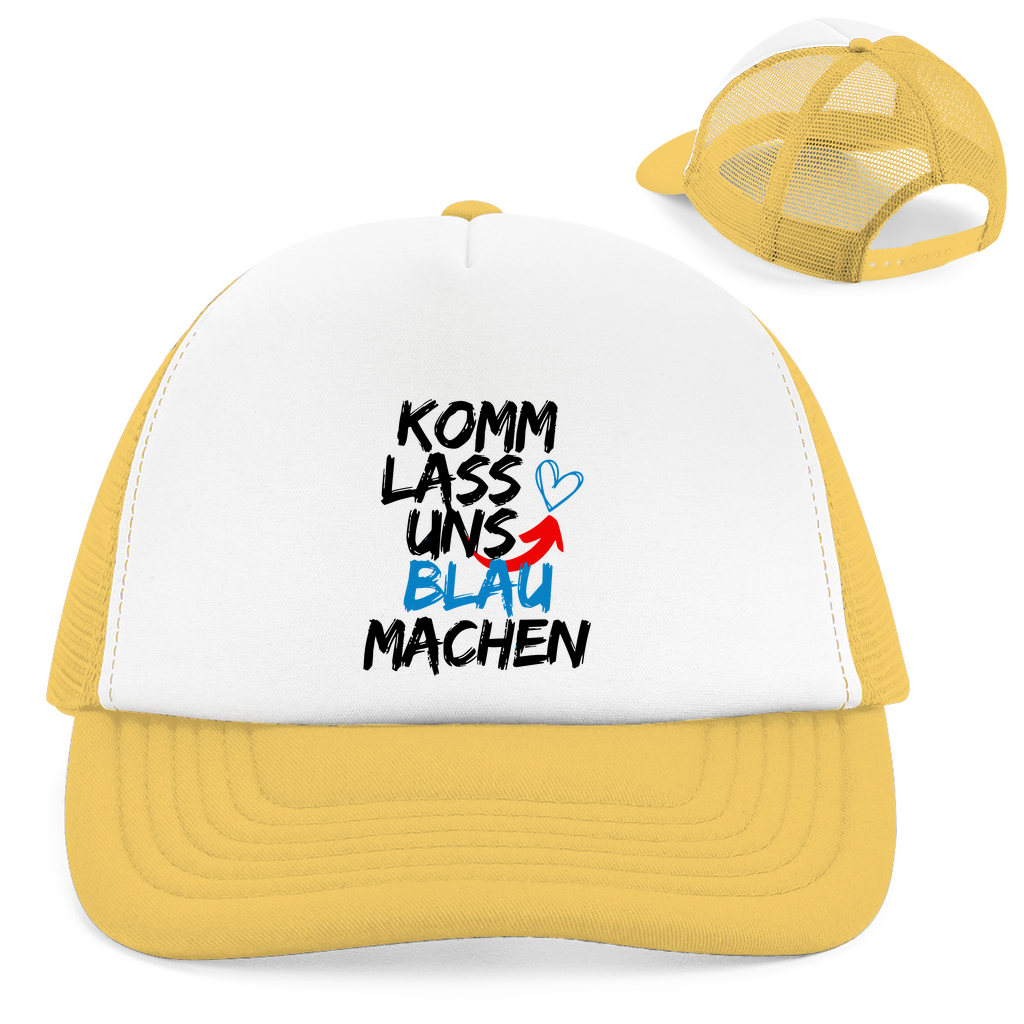 Trucker Cap 'Komm lass uns blau machen' - PatriotenPrint