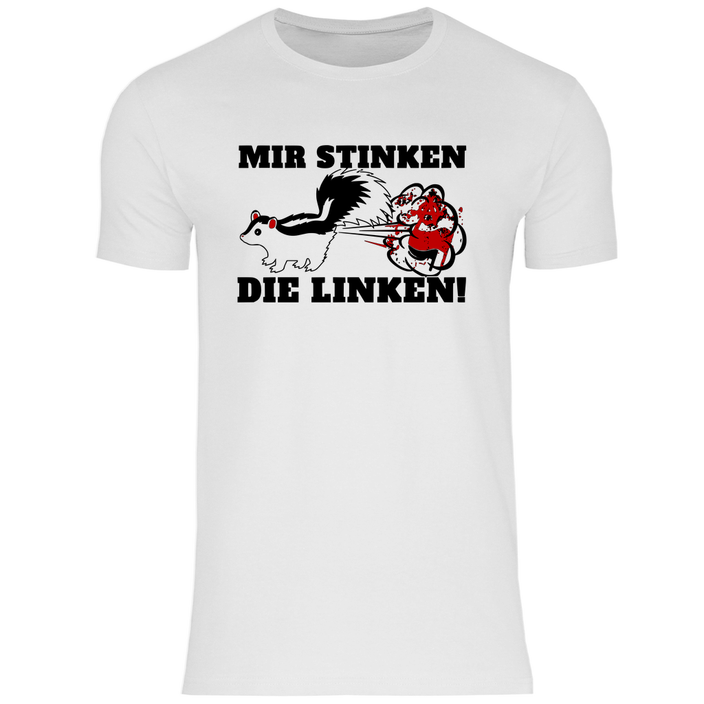 Remigration T-Shirt 'Mir stinken die Linken' Herren