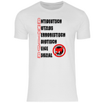 Anti Antifa T-Shirt 'A N T I F A' Herren