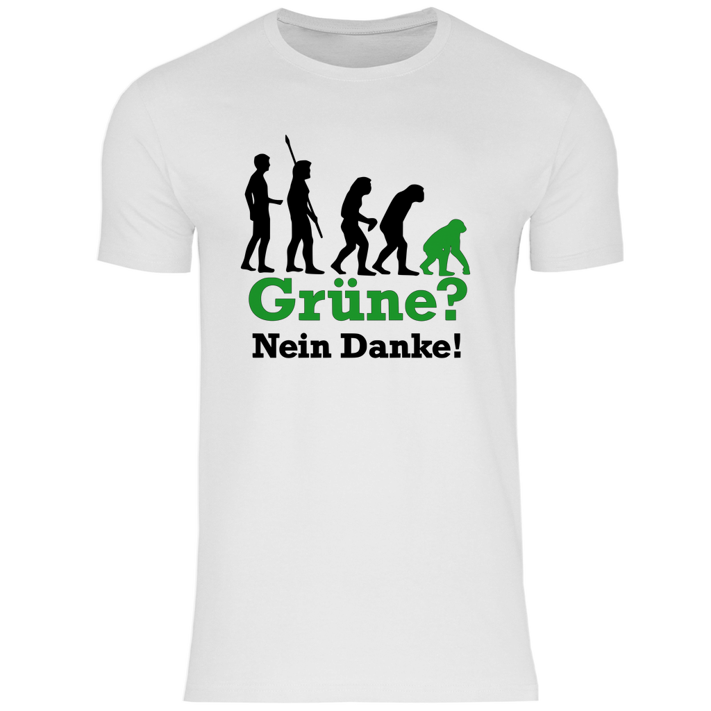 FCK Grüne T-Shirt 'Grüne Nein Danke' Herren - PatriotenPrint