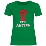 Skinhead T-Shirt 'FCK Antifa' Damen - PatriotenPrint