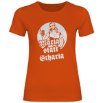 Remigration T-Shirt 'Maria statt Scharia' Damen - PatriotenPrint