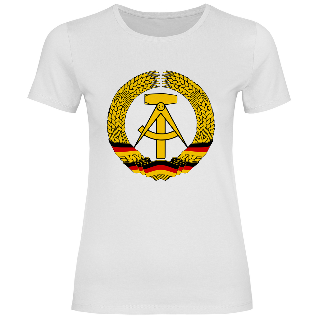 DDR T-Shirt 'DDR Wappen' Damen - PatriotenPrint